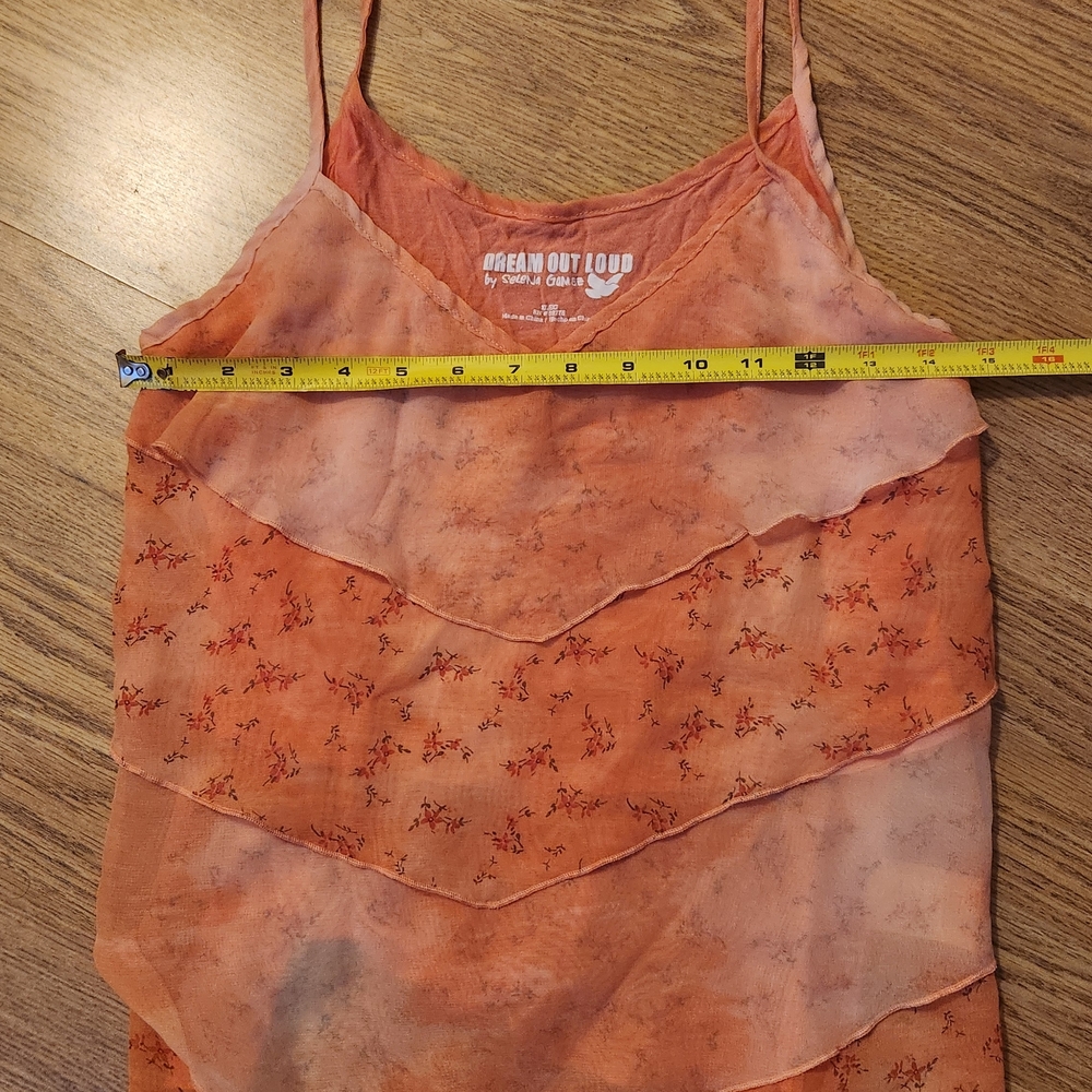 Selena Gomez Dream Out Loud Orange Top - Picture 7 of 7